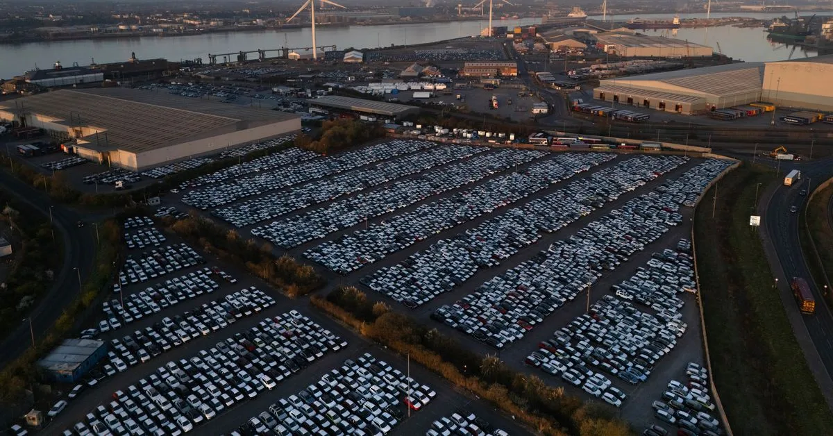 Audi tenant des voitures américaines dans des ports après les tarifs de Trump