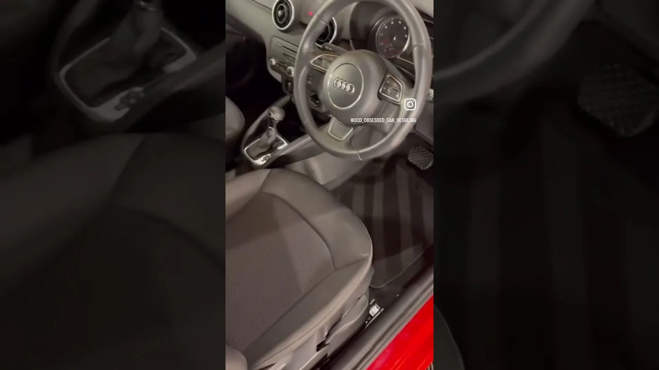 Audi A1 Full Detail w/ Interior Deep Clean #automobile #red #detail #ceramic #coating #clean
