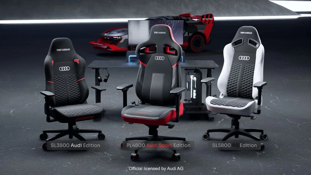 VERTAGEAR ET AUDI PARTERN pour lancer une nouvelle collection de chaise de jeu