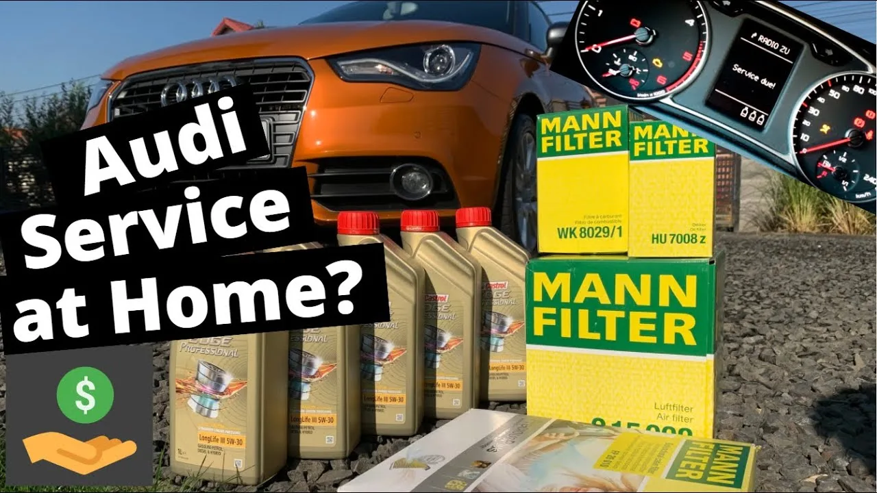 Comment servir Audi A1 / A3 1.6 TDI / 2.0 TDI – Changement d’huile et de filtres