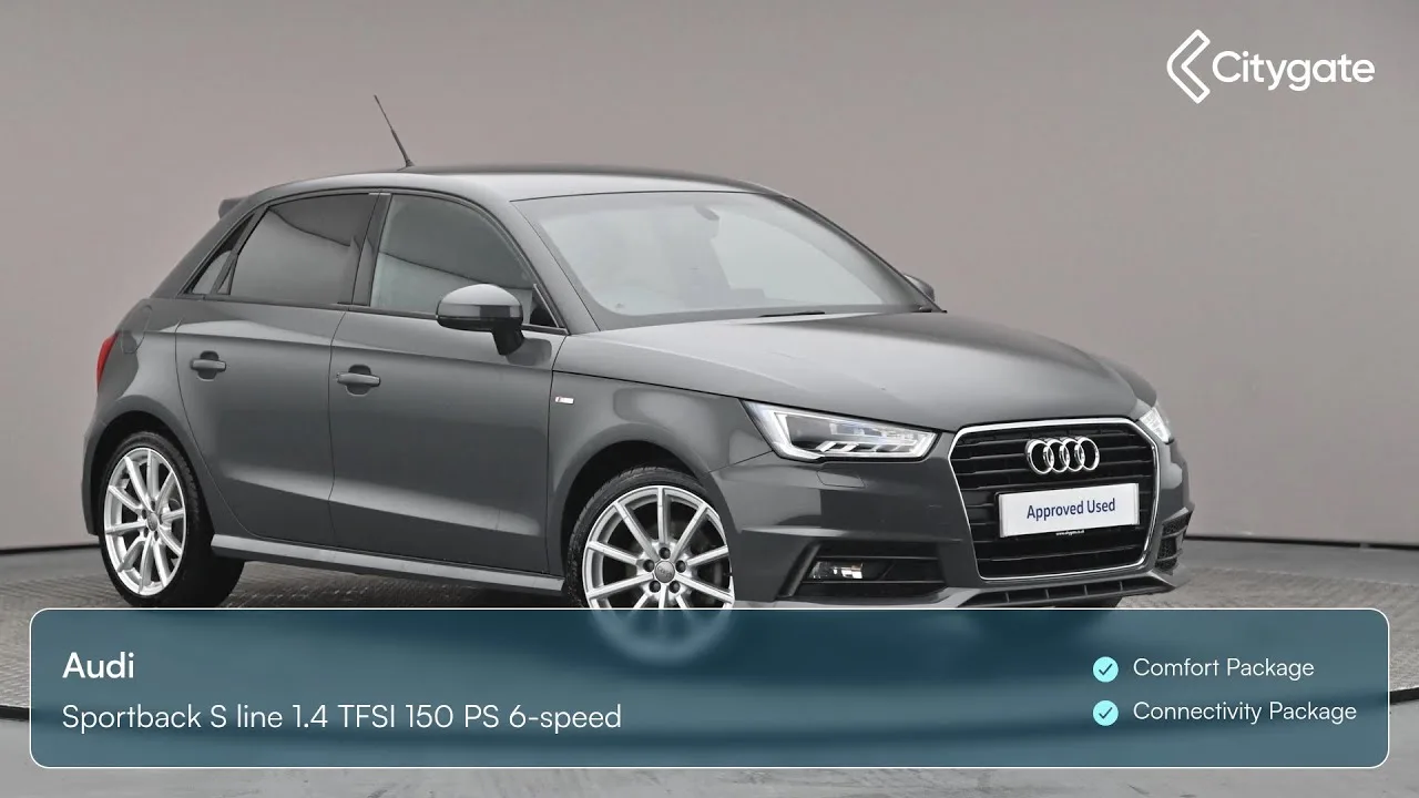 Audi A1 – Sportback S Line 1.4 TFSI 150 PS 6 vitesses – Citygate Volkswagen High Wycombe