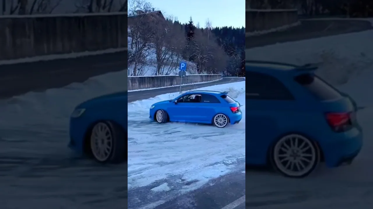 Audi S1 steels a tight bend! #drift #audi #turbo #rally