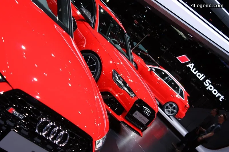 Genève 2017 – quand Audi Sport voit rouge.