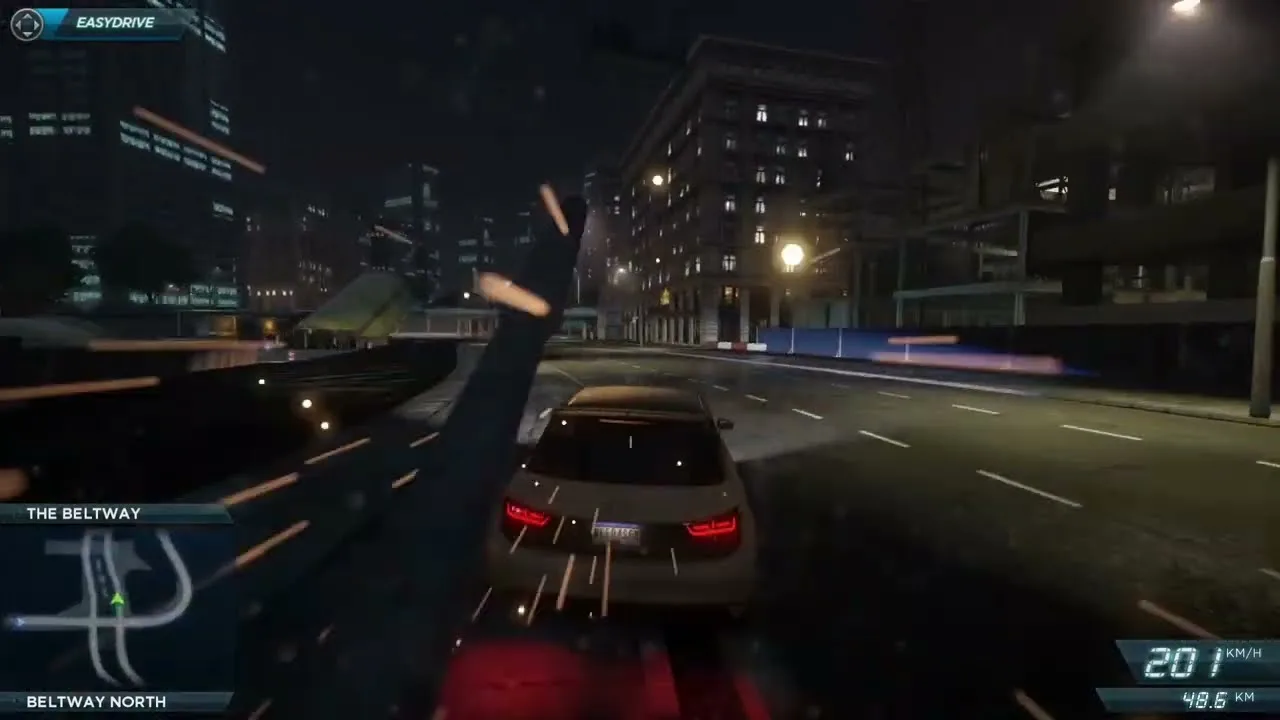 Course de nuit dans l’Audi A1 à plus de 200 km/h | Aventure dans les rues de la ville