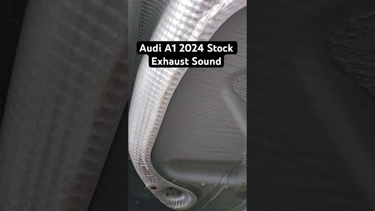 Audi A1 Exhaust Sound – Audi A1 MK2 (2024 base model) 25 TFSI 1L + turbo STOCK exhaust sound