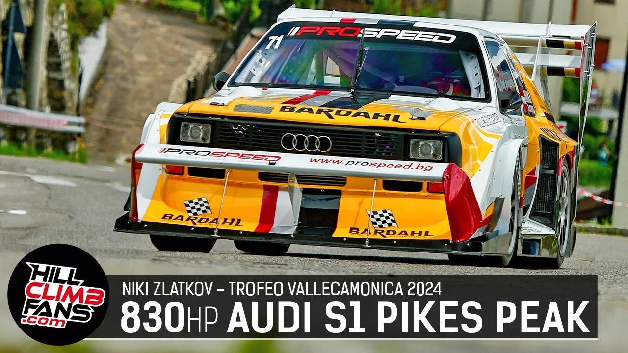 Audi S1 ​​Pikes Peak quattro PROSPEED – Niki Zlatkov || Course de côte Vallecamonica 2024