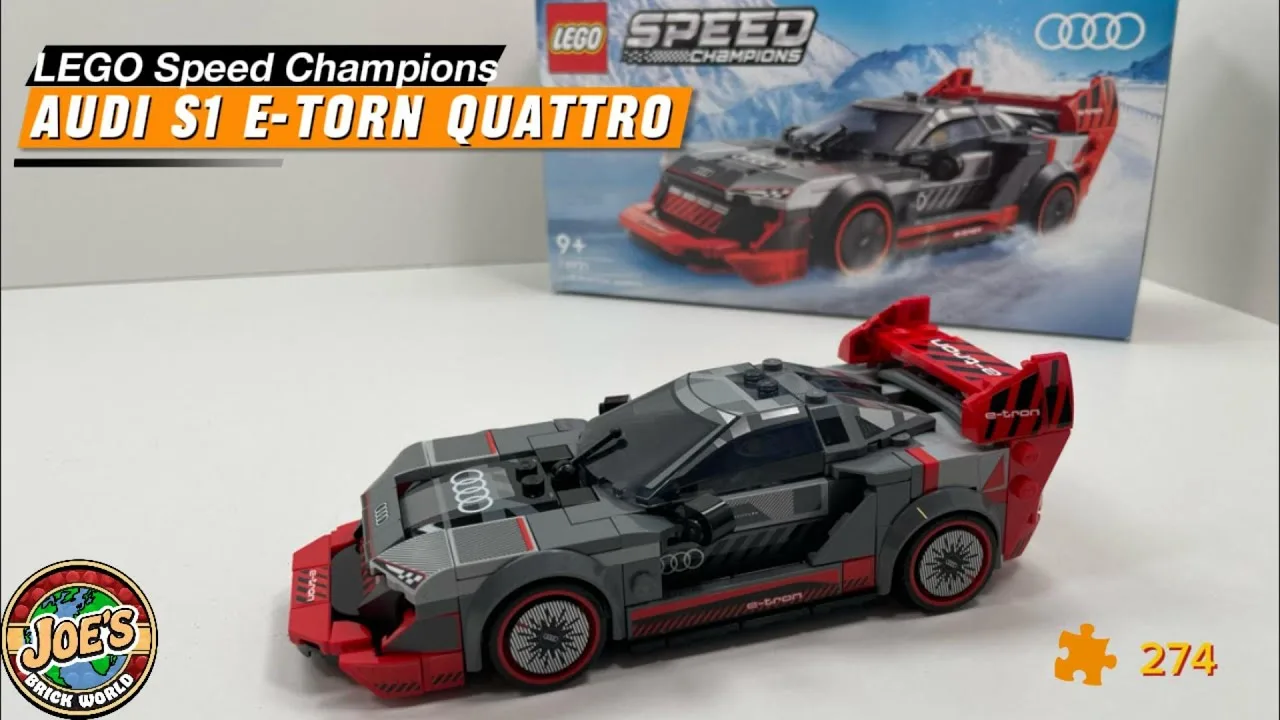 Champion de vitesse – Audi S1 ​​​​e-tron quattro de Lego (numéro d’article 76921)