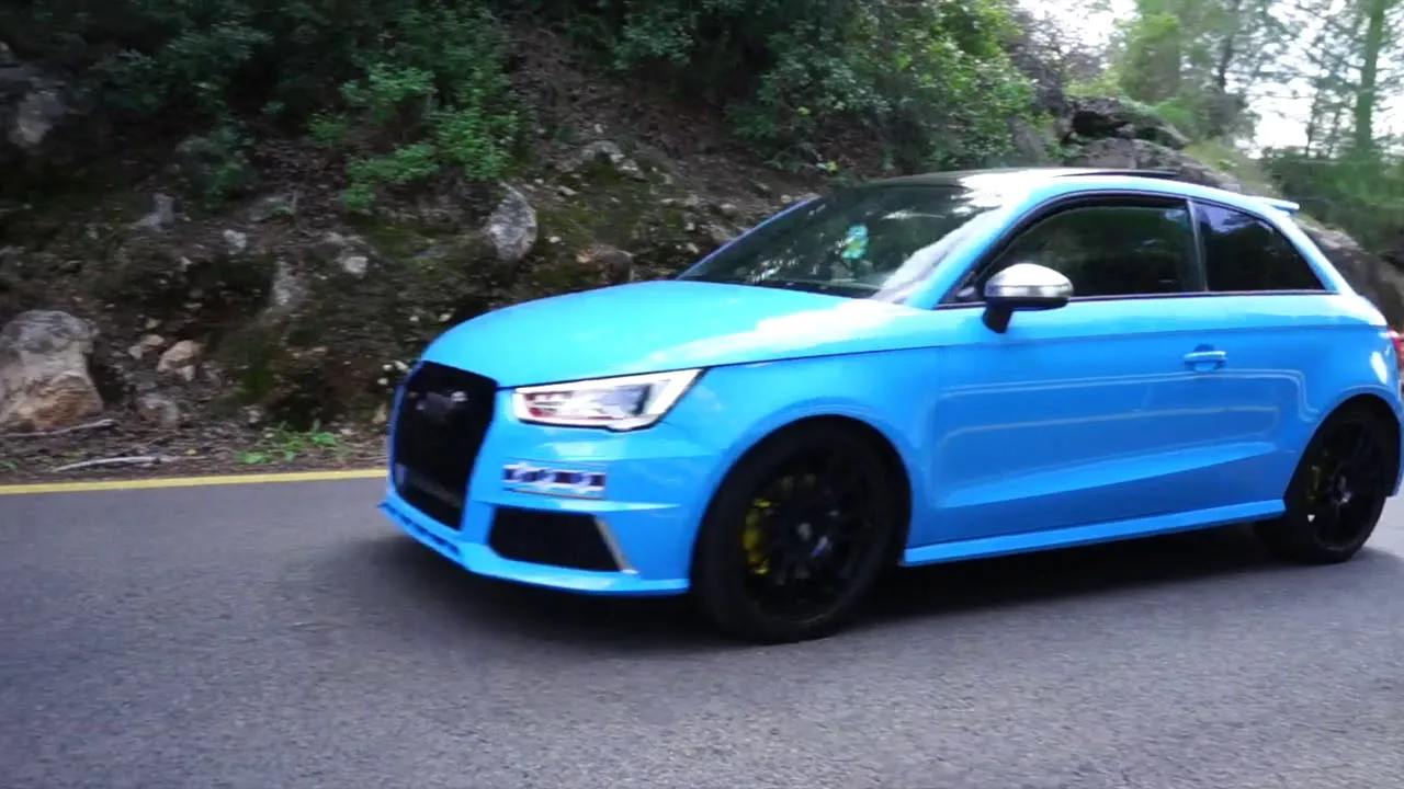 Audi S1 ​​Blue APR Stade 2 Custom