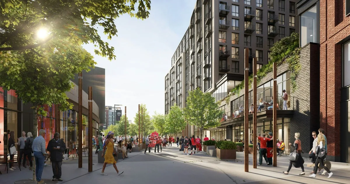 Le développement à usage mixte de 445 unités adjacent à Audi Field sera retardé