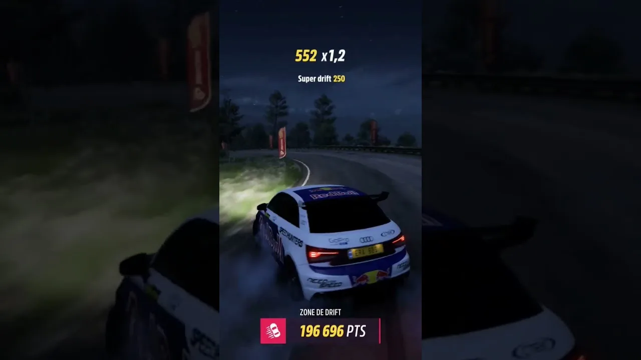 Audi S1 Red bull Hill climb drift in Montain ⛰️🏆. #drift #audi #s1 #forza #forzahorizon5 #car