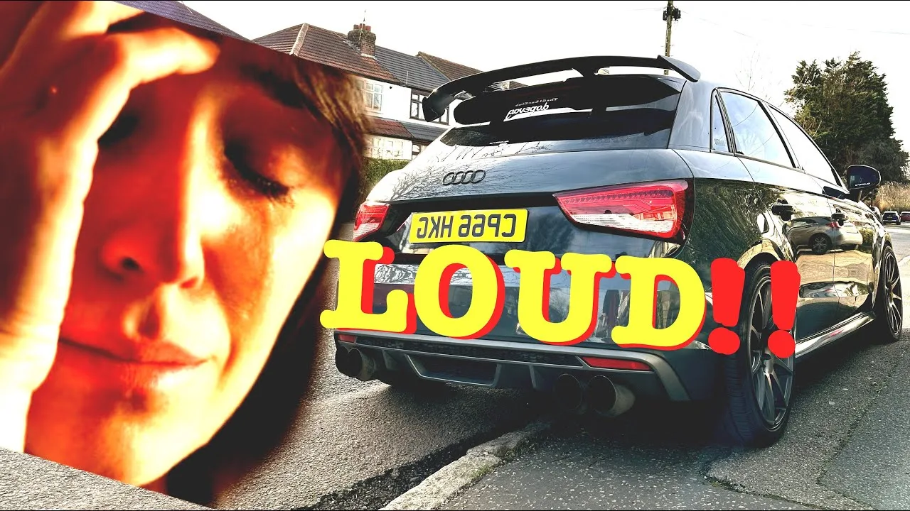 Audi S1 ​​de 350 ch | Son de tuyau droit | REVO ÉTAPE 2 | Lancement, Drive-by, Dépassement
