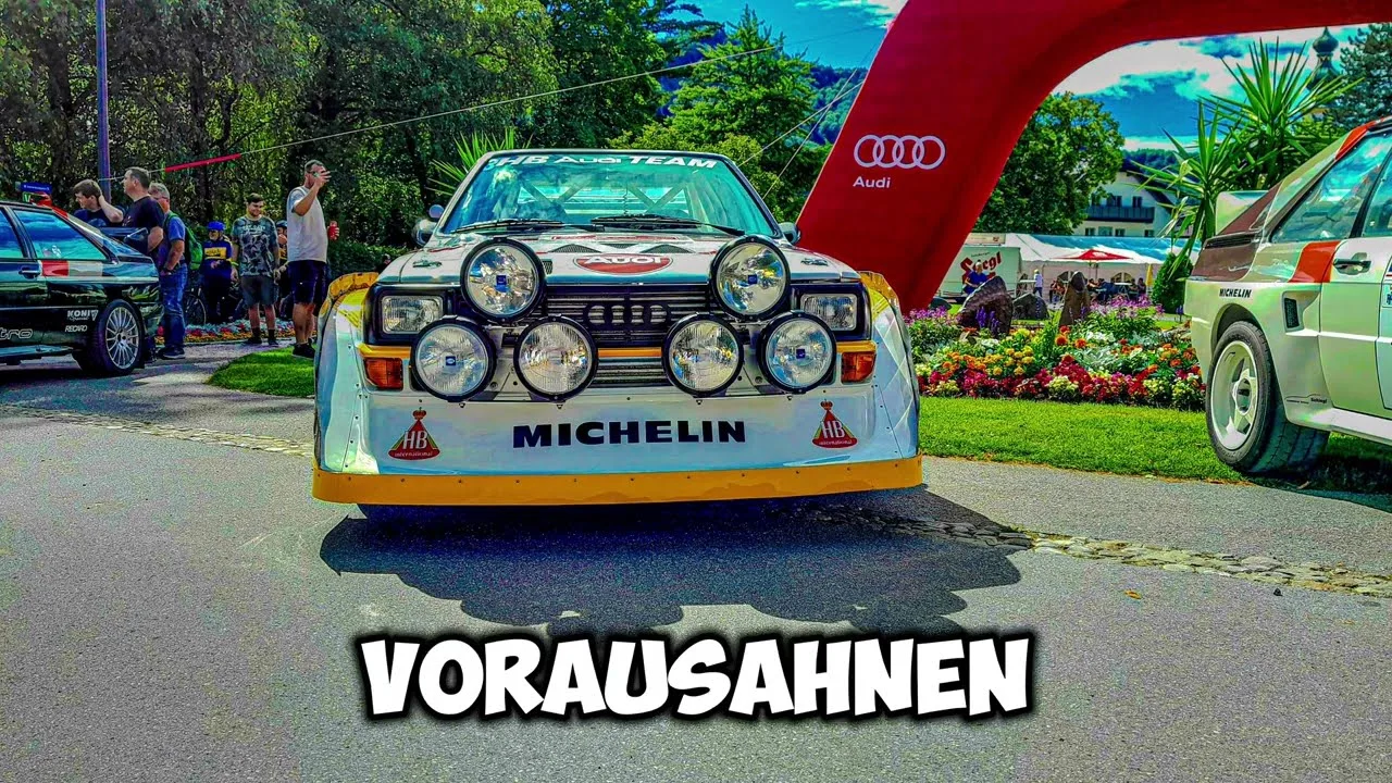 Walter Röhrl sur l’Audi S1 ​​Quattro