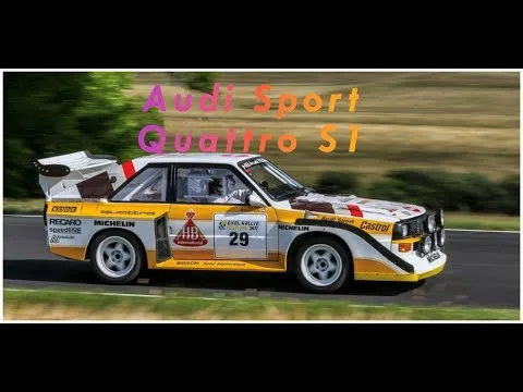 Les voitures de sport les plus folles de mon enfance #1 – Audi Quattro S 1 – Walter Röhl