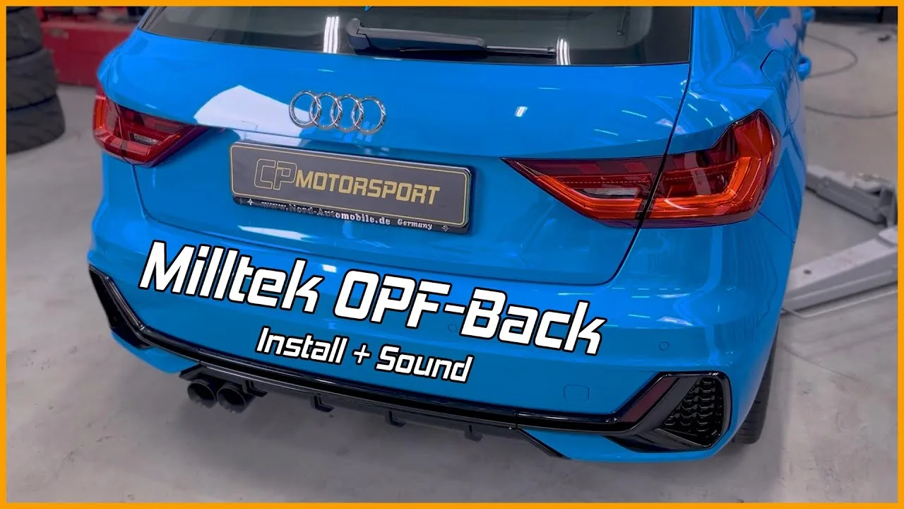 Audi A1 GB 40 TFSI | Son d’échappement Milltek OPF-Back