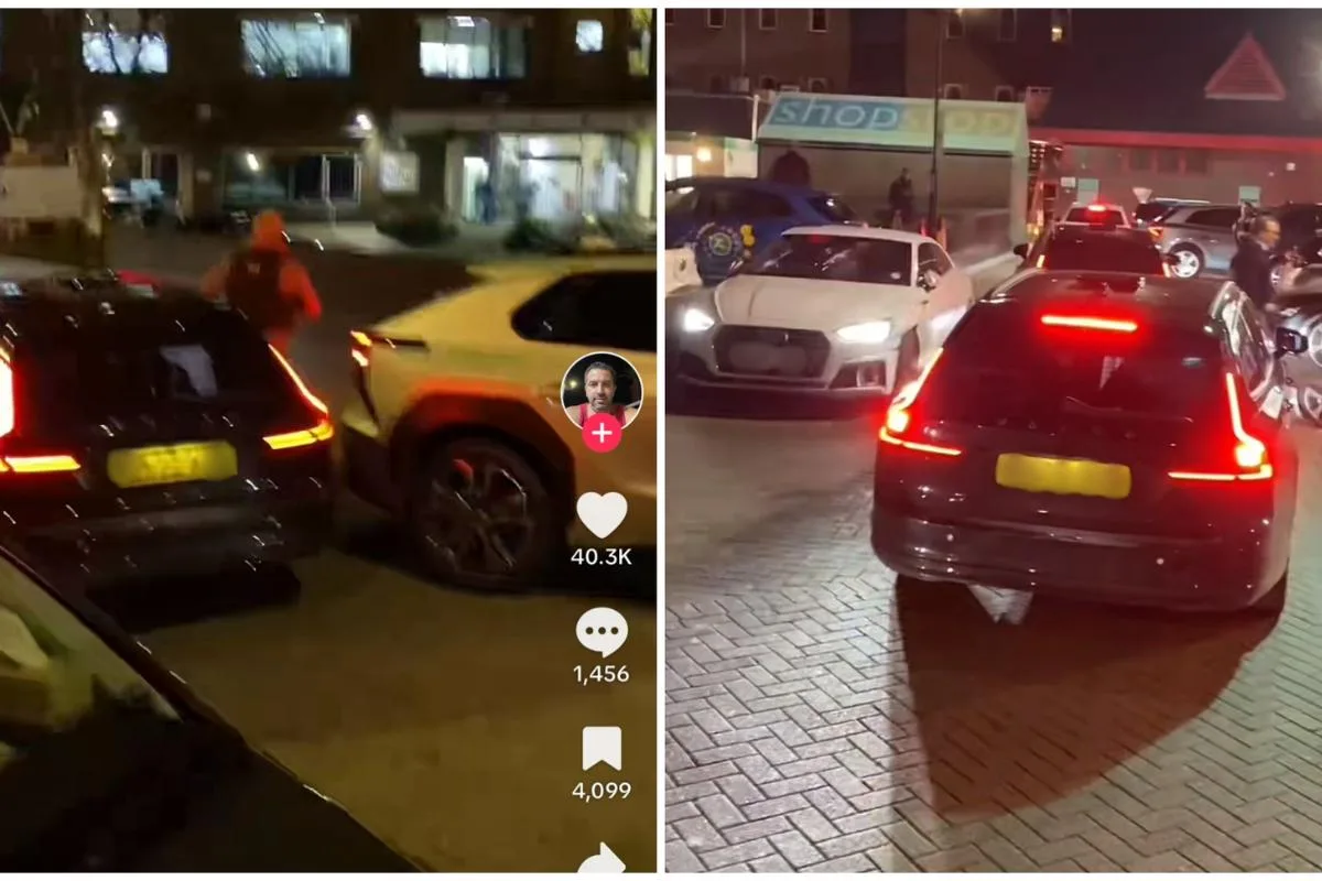 Viral TikTok alors que le conducteur d’Audi « fuit la police lors d’une poursuite » à Clapham Junction