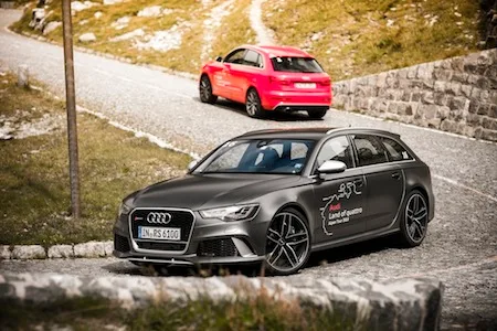 Audi Alpen Tour 2013 : la gamme RS à lassaut des Alpes