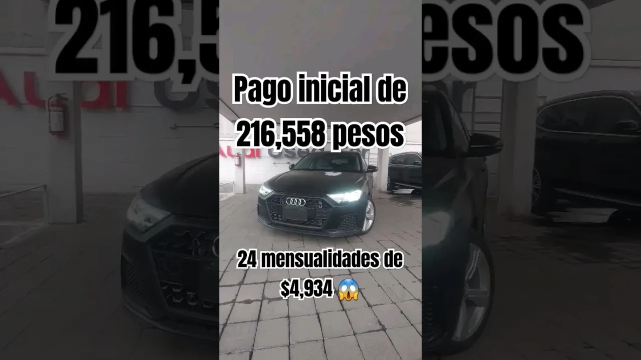 Audi A1 EGO te lo puedes llevar con mensualidades de $4,934