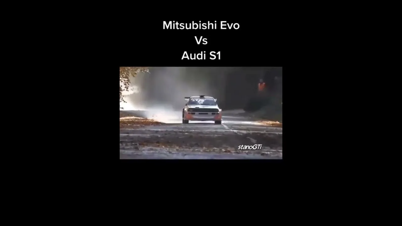 Mitsubishi Evo VS Audi S1