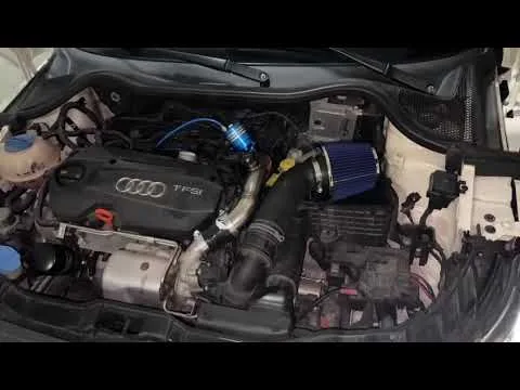 Audi A1 avec kit de pressurisation en acier inoxydable turbo avec soupape de décharge 1.4 2011/2012 Floripa Brésil