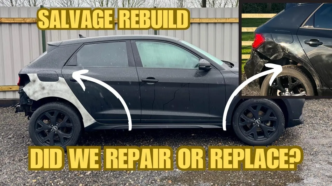 RECONSTITUTION D’UNE AUDI A1 ÉPAVÉE D’IRLANDE DU NORD