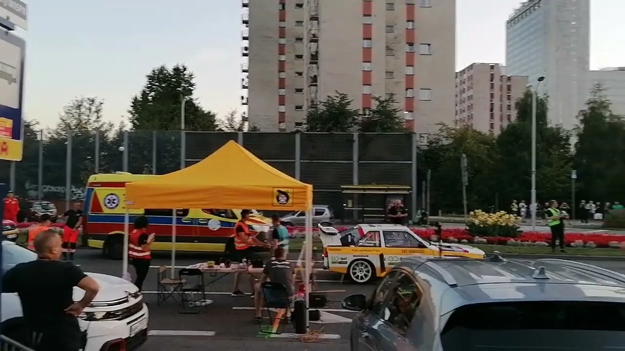 Rally Silesia 2023 – Audi S1 Quattro start