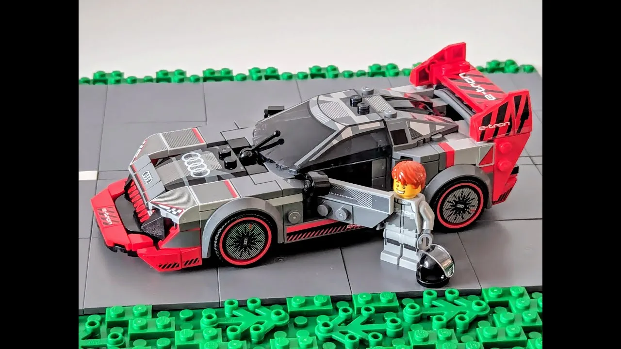 « Audi S1 ​​e-tron quattro » modifié de l’ensemble LEGO® Speed ​​Champions 76921 (liste des pièces et instructions)