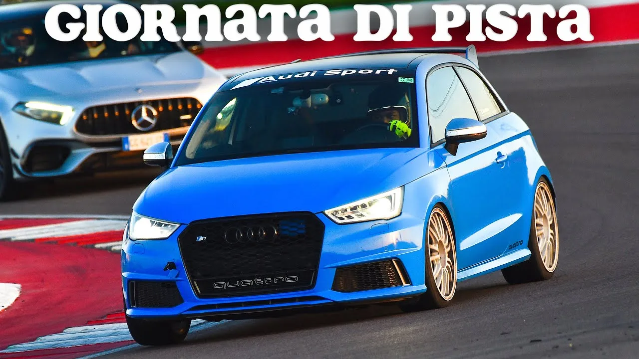 Première fois sur le Circuit de Crémone avec Audi S1 ​​​​et Abarth 695 !