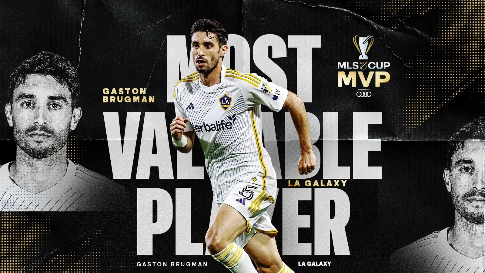 Gastón Brugman du LA Galaxy nommé MVP de la Coupe MLS 2024. par Audi