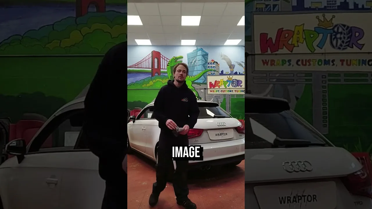 « Regardez la transformation ! »😍 #carmodification #audi #wrapping