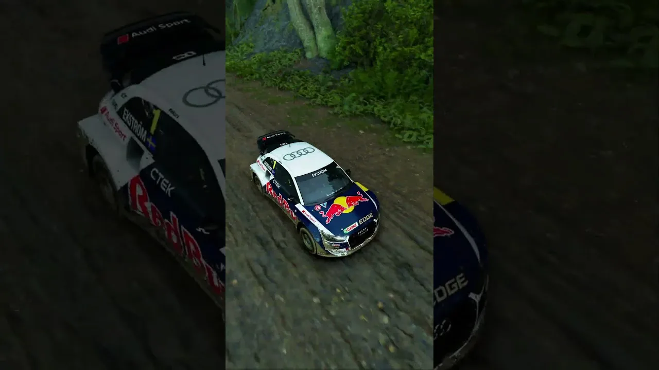 Audi S1 ​​Quattro : la vitesse rencontre la précision 🇩🇪🔥 #AudiS1RX #Rally #OffRoad #FYP #Shorts #redbull