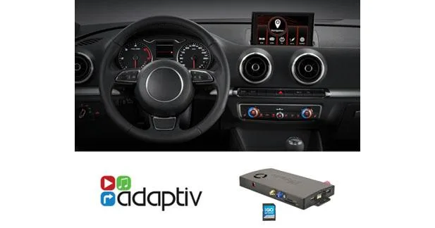 Adaptiv propose le multimédia sur Audi A3