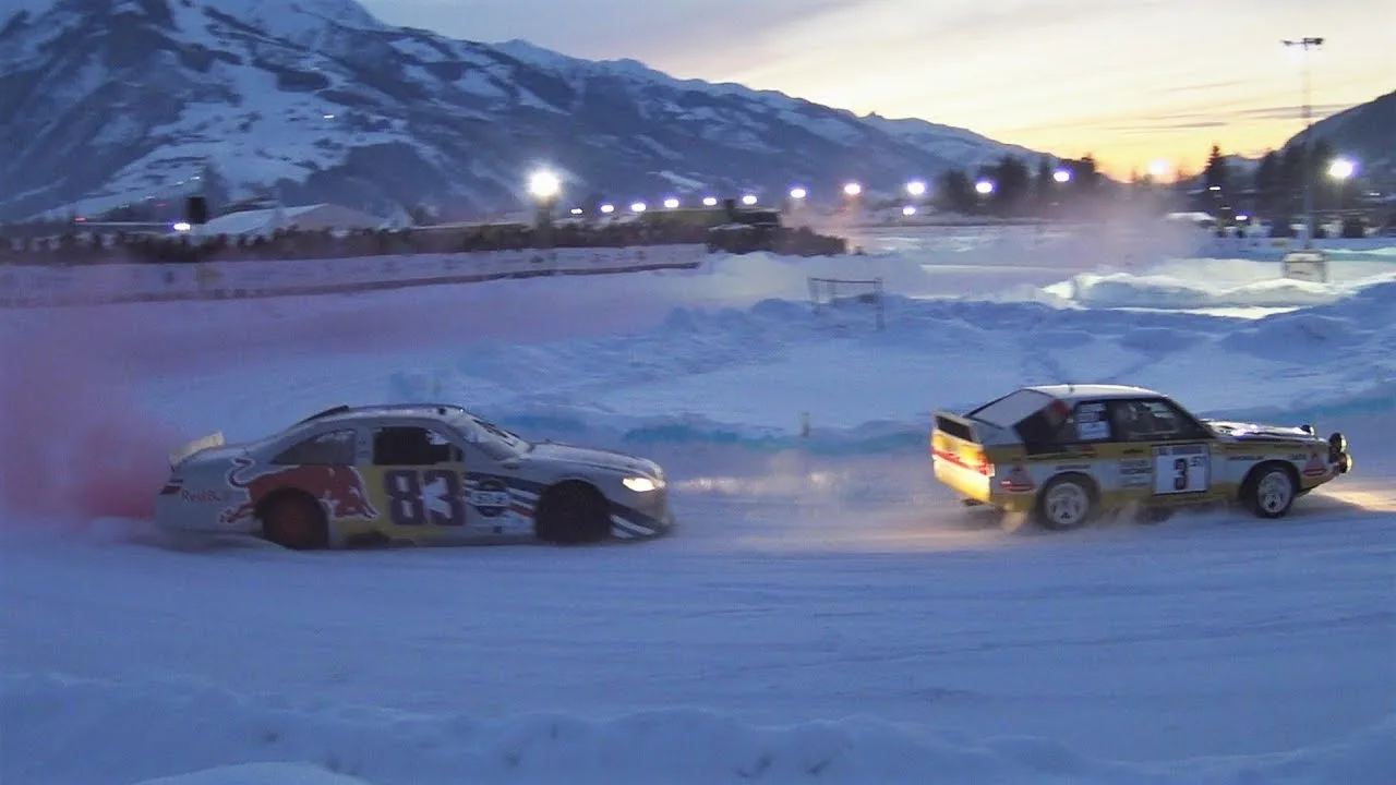 Audi S1 ​​Quattro contre NASCAR Racecar SNOW Drifting – GP Ice Race 2019