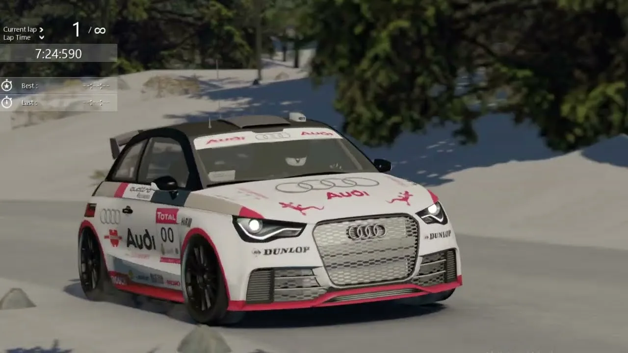 Audi A1 Sport Back Monte Carlo SS3 Rally #S