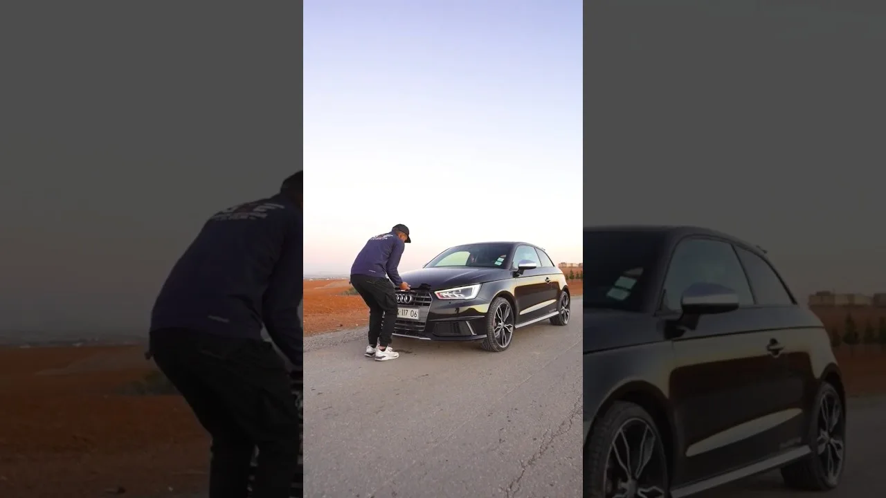 السيارة هذه اودي AUDI S1 كايم منها 3 نسخ برك في الجزائر ودفع كلي فيها قوة مش عادي