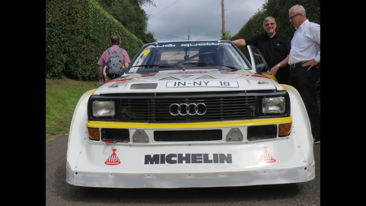 La légende du rallye David « Dai » Llewellin cloue l’inestimable Audi S1 ​​à Shelsley Walsh