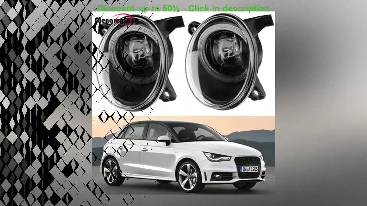 2 PCS 30W Car LED LED Light + Angel Eye Drl Daytime Durning Lampe H11 8000lm pour Audi A1 (8x) 20