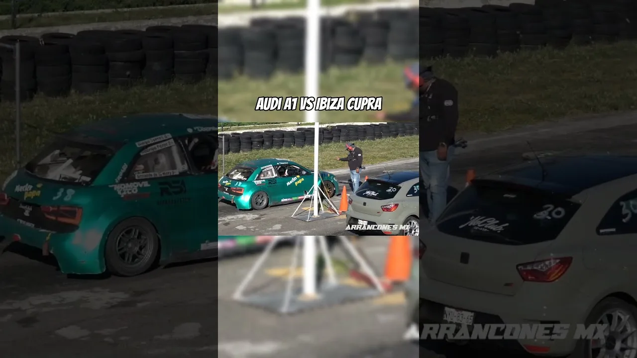 Audi A1 vs Ibiza Cupra #arrancones