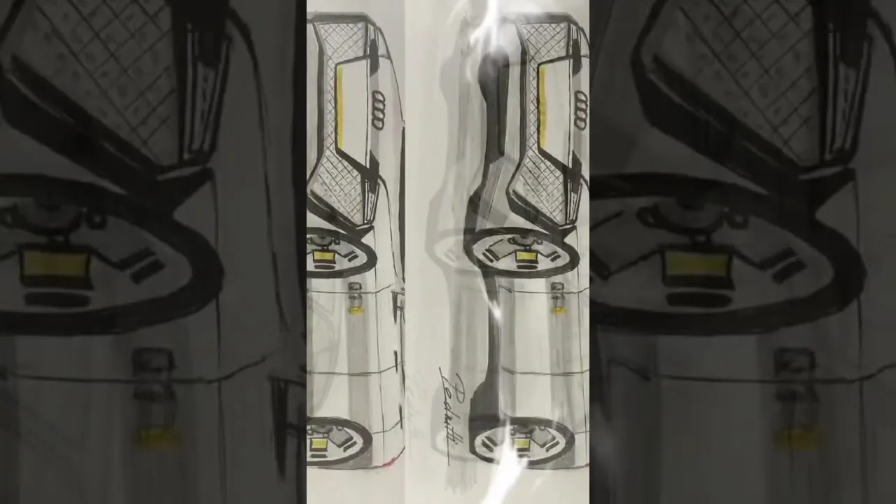 Audi Q1 concept #automobile #drawing #art #shorts