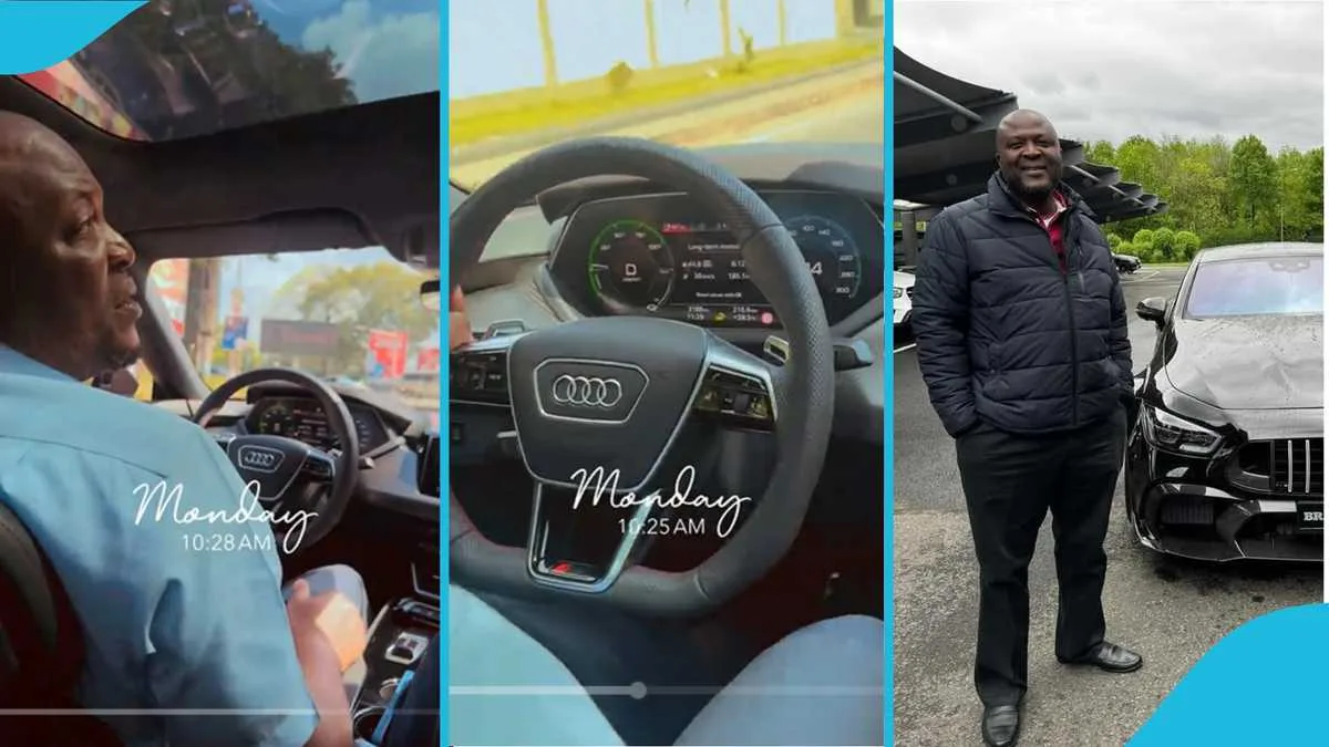 Ibrahim Mahama navigue dans une Audi chère en vidéo, les Ghanéens admirent sa richesse