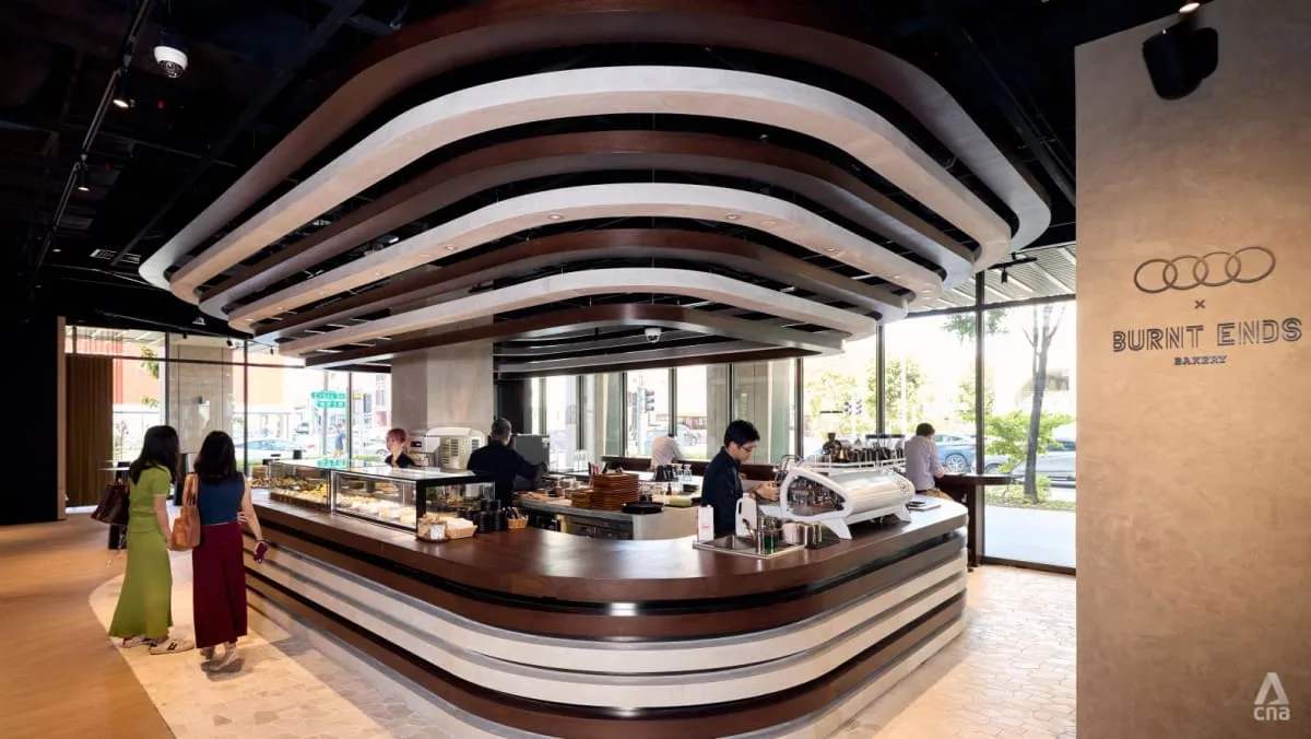 Burnt se termine la boulangerie et le bar GT ouvert à Audi Showroom dans le quartier chinois