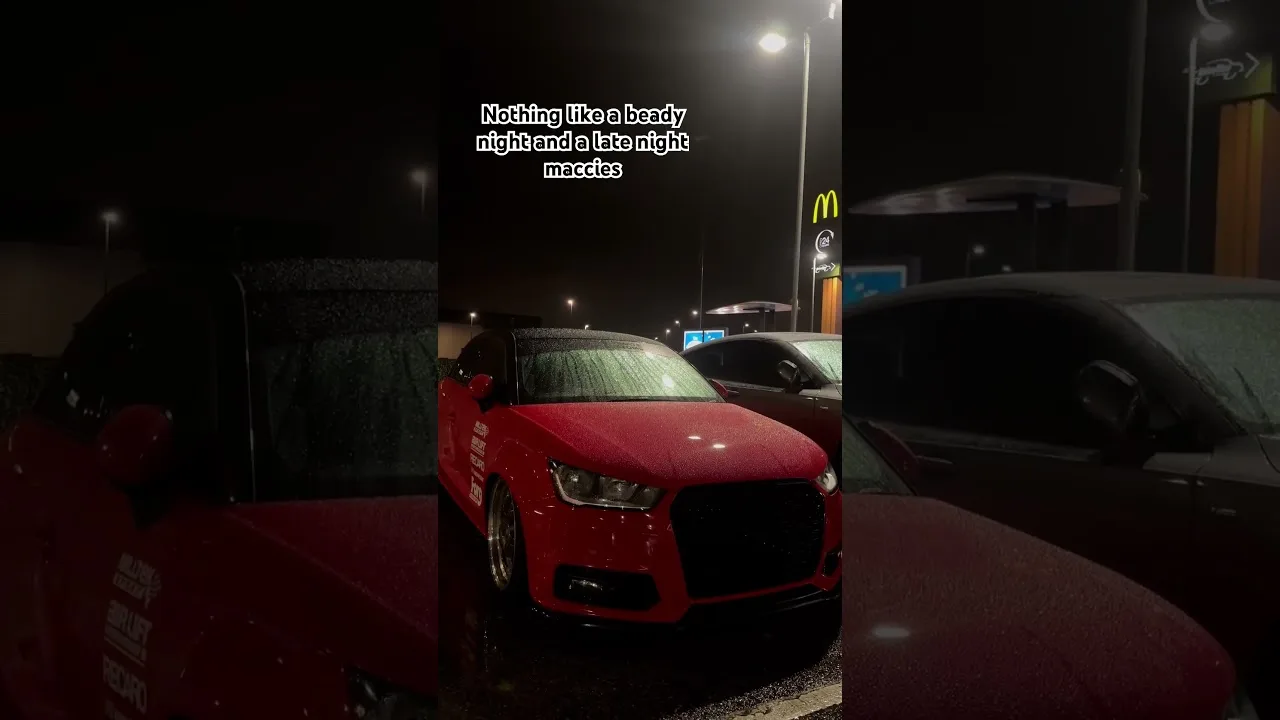 Beady nights and late night food #audia1 #carcommunity #ds13sel #cars