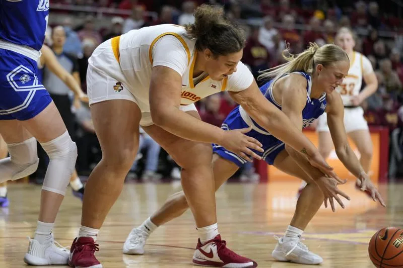 Audi Crooks marque le but vainqueur alors que l’Iowa State domine Drake en basket-ball féminin