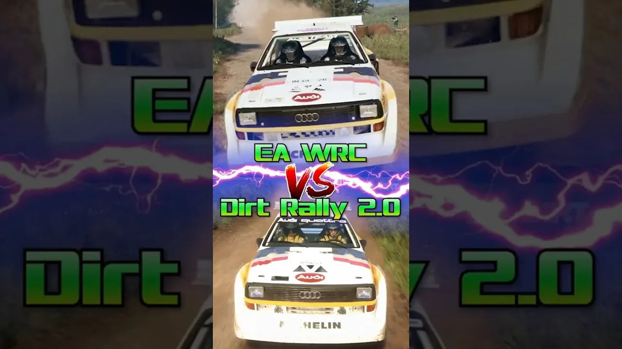 Groupe B Audi Quattro S1 | EA WRC 24 vs Dirt Rally 2.0 | Sons + comparaison graphique #dirtrally #wrc