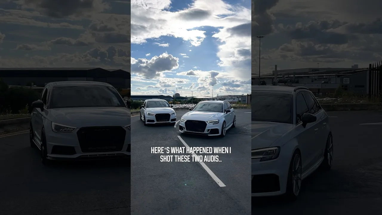 Car Photography: Audi S1 and Audi RS3 #cars #audi #photography