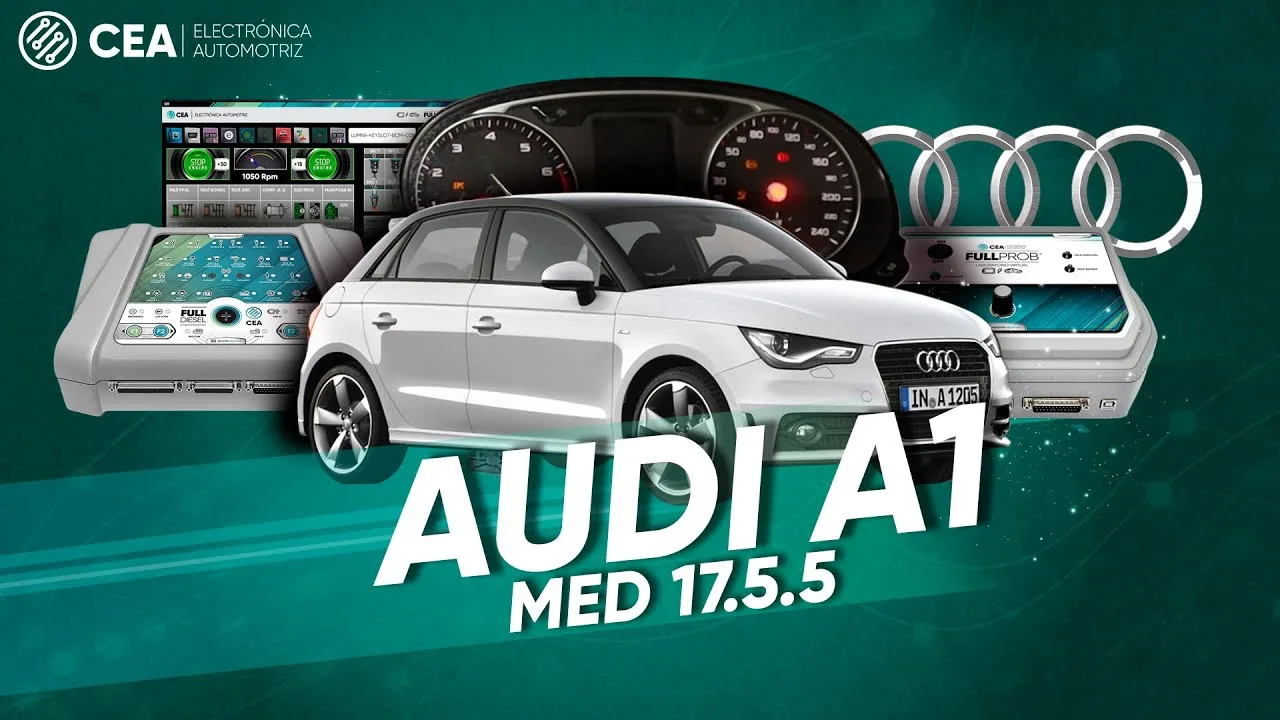 ESSAI AU BANC AUDI A1 MED17.5.5