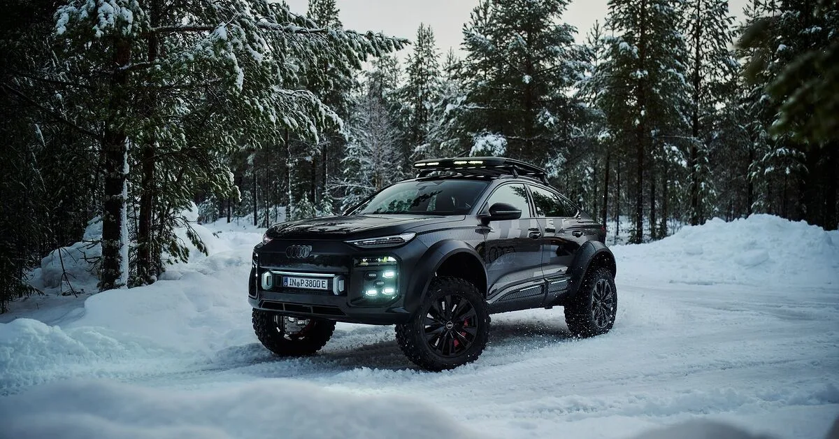 Audi a construit un concept E-tron hors route costaud