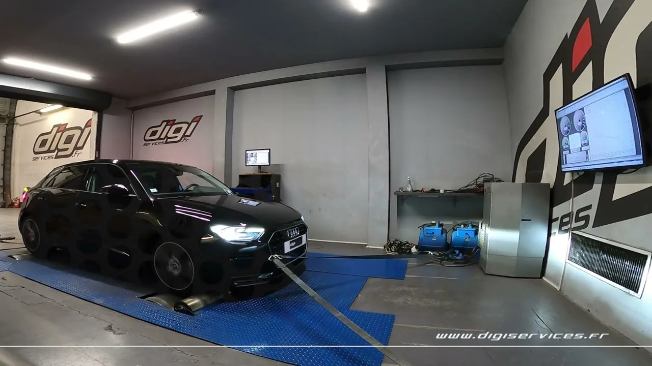 Audi A1 35 TFSI 150cv DSG Reprogrammation Moteur Flexfuel @ 171cv Digiservices Paris 77 Dyno