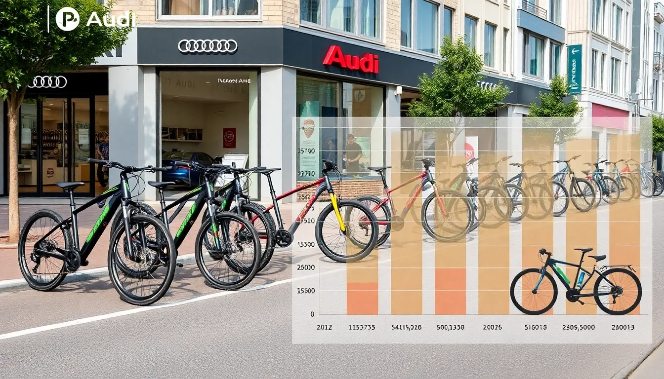 VTT Audi : Découvrez les prix et caractéristiques des vélos électriques haut de gamme