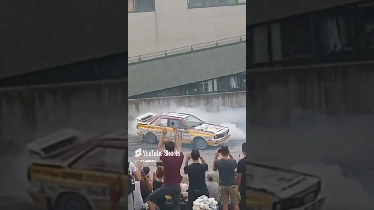BMW M3 & Audi Quattro A1 rally legend San Marino 2019 #rallylegend #drift #show #donuts