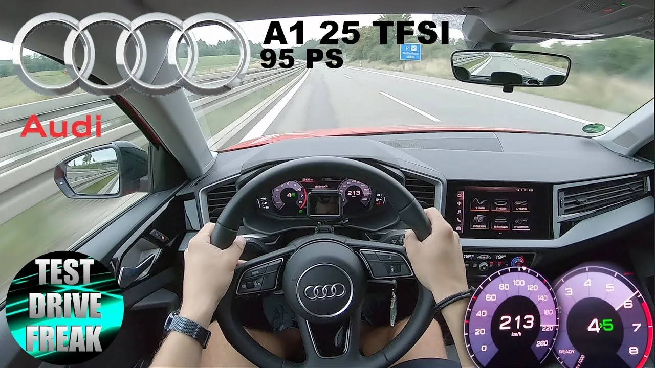 2020 Audi A1 25 TFSI Sportback 95 ch TOP SPEED AUTOBAHN DRIVE POV